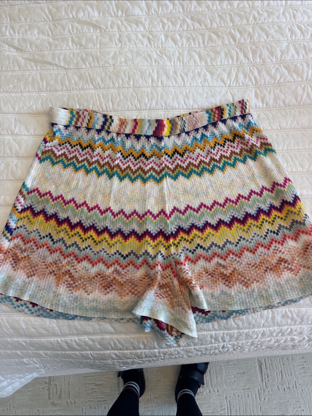 Missoni Multicolor Chevron Knit Women’s Shorts
